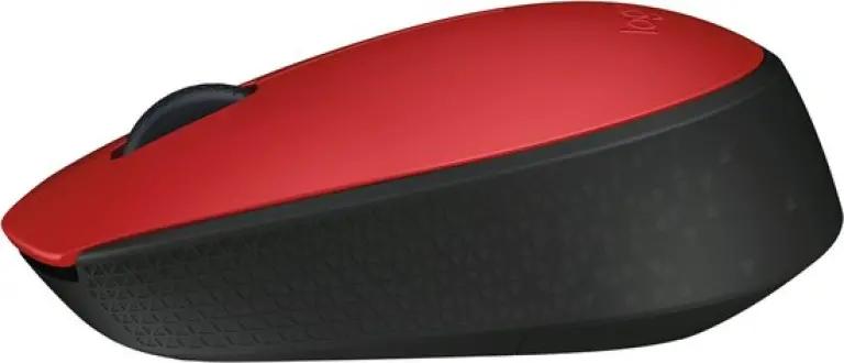 Logitech M171 - Draadloze Muis - USB Mini Receiver - 10 Meter Bereik - Rood