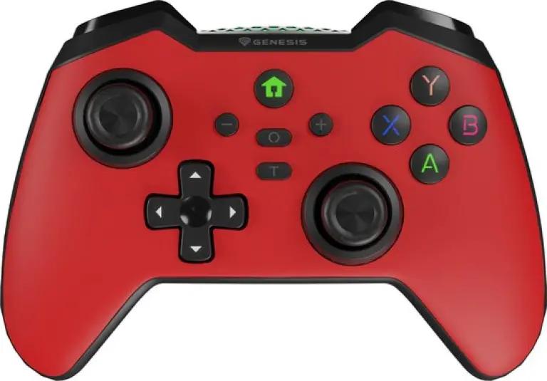 Genesis NJG-2102 Mangan 400 - Game Controller - Draadloos - Rood - PC/Switch/Mobiel