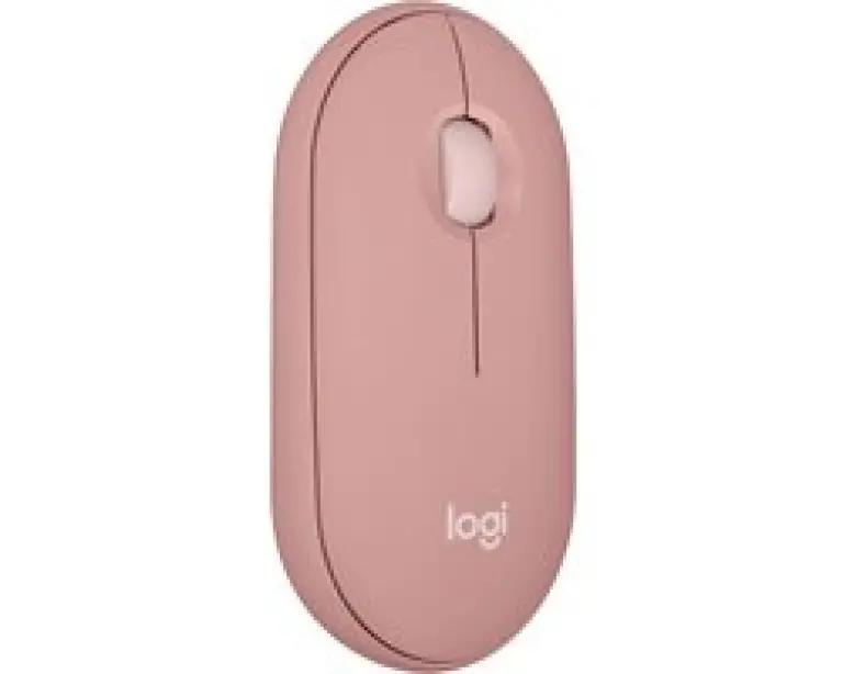 Logitech Pebble 2 M350s - Draadloze Muis - Bluetooth - 4000 dpi - Roze