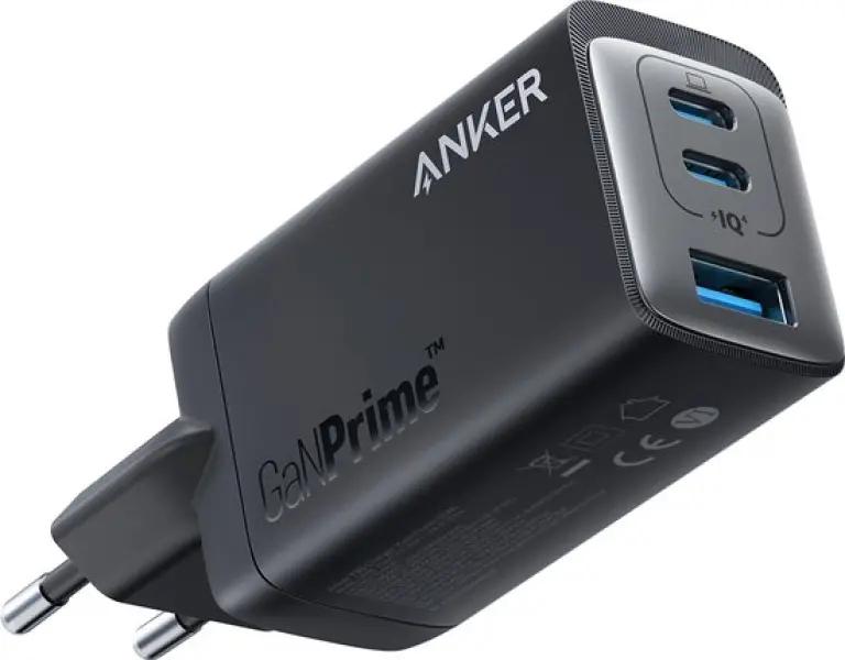 Anker A2668311 - Universele oplader - 65W snel laden - Zwart - 3 poorten