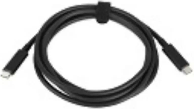 Lenovo 4X90Q59480 - USB-C-kabel - 2 m lang - USB 2.0 - Zwart