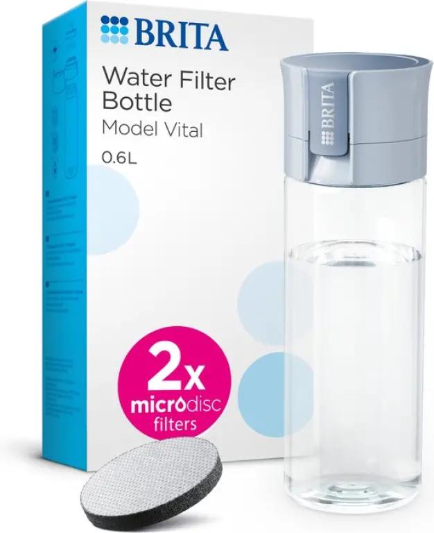 BRITA Vital 128319 - Waterfilterfles - BPA-vrij - Vermindert PFAS - MicroDisc filters