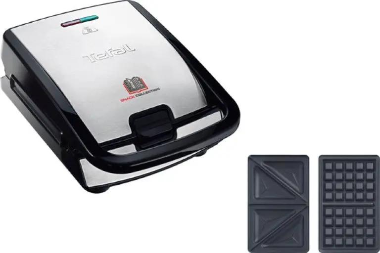 Tefal SW852D Snack Collection - Tosti- en Wafelapparaat - Verwisselbare Platen - RVS