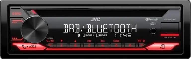 JVC KD-DB622BT - CD/USB autoradio - Bluetooth - DAB+ radio - 1.5A USB