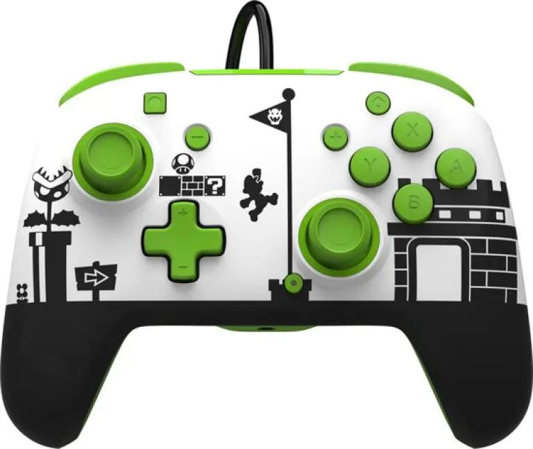 PDP Rematch Glow - Gaming Controller - Nintendo Switch - Super Mario Retro