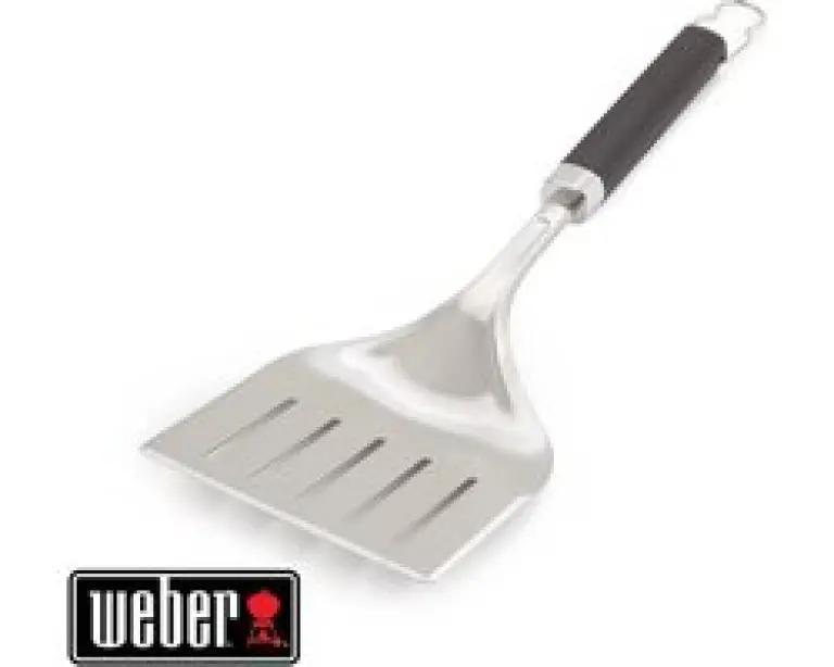 Weber 6762 - Buitenbarbecue Spatel - RVS - Zwart - 45,7 cm