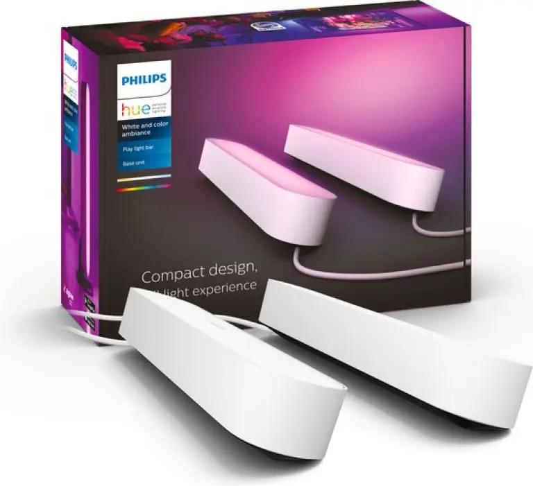 Philips Hue Play lightbar 2-pack - wit en gekleurd licht - verstelbaar - smart home compatibel