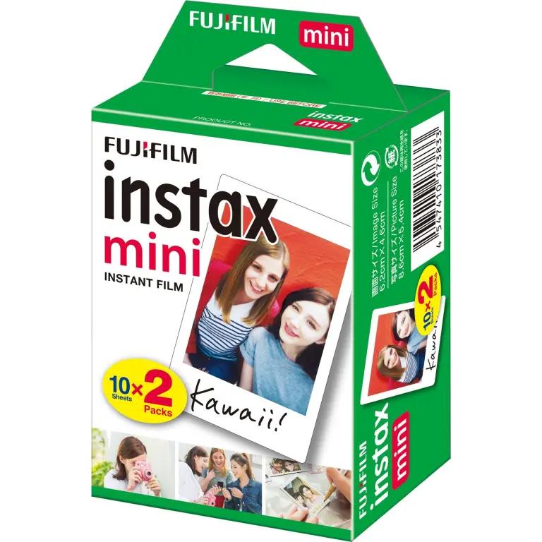 Fujifilm W128263176 - Instant Picture Film - 20 stuks - 86x54 mm - Instax Mini compatibel
